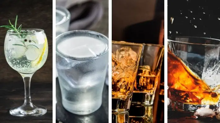 The Major Differences Between Gin, Vodka, Whiskey, and Rum